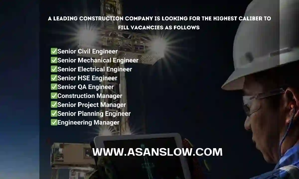 Senior Civil Electrical Mechanical Construction & HSE Engineers Jobs ...