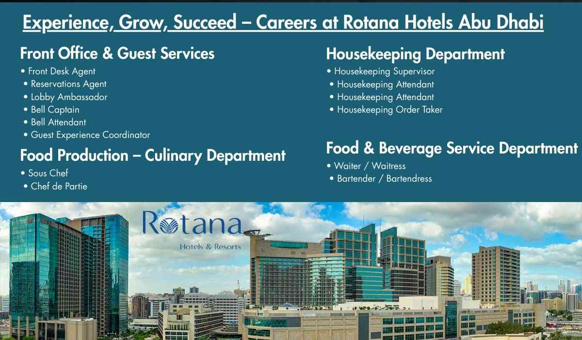 Experience, Grow, Succeed – Careers at Rotana Hotels Abu Dhabi