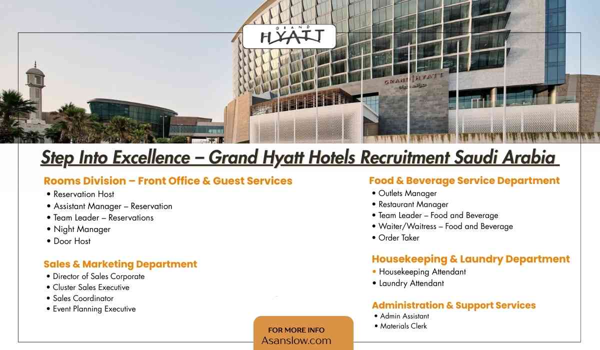 Transform Your Career in Hospitality – Grand Hyatt Saudi Arabia Awaits