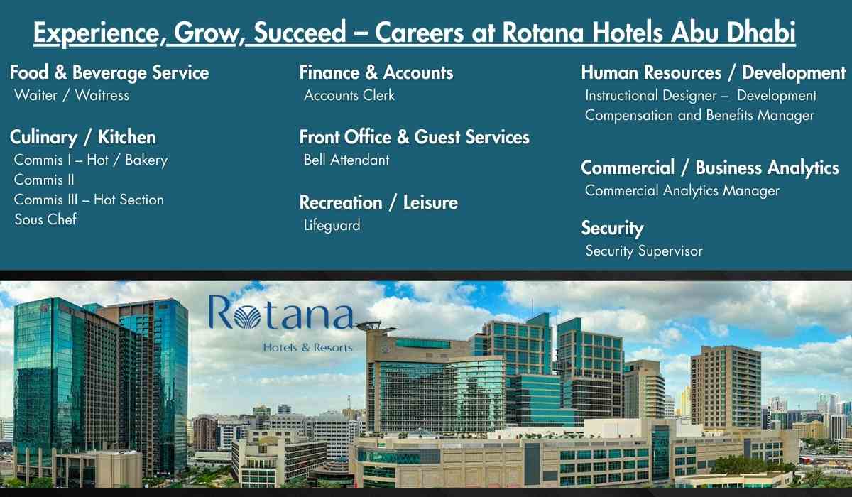 Experience, Grow, Succeed – Careers at Rotana Hotels Abu Dhabi