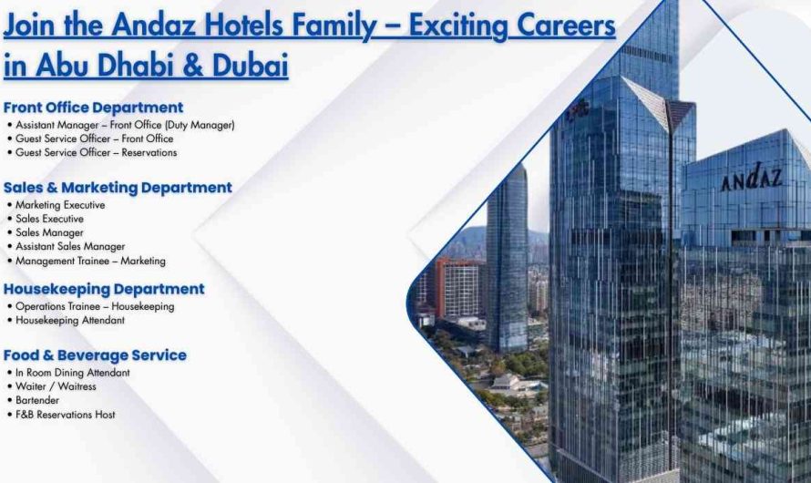 Join the Andaz Hotels Family – Exciting Careers in Abu Dhabi & Dubai