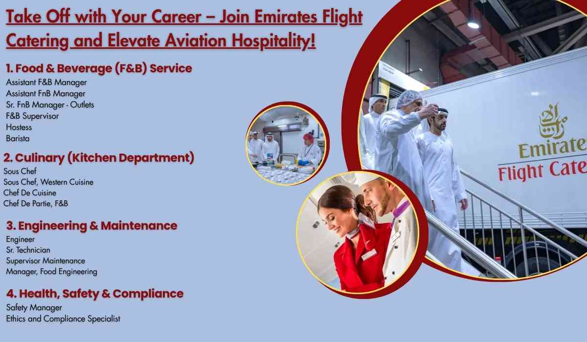 Take Off with Your Career – Join Emirates Flight Catering and Elevate Aviation Hospitality!