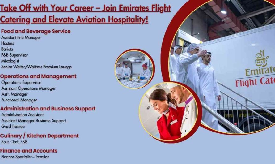 Take Off with Your Career – Join Emirates Flight Catering and Elevate Aviation Hospitality!