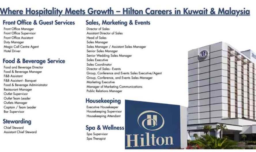 Where Hospitality Meets Growth – Hilton Careers in Kuwait & Malaysia