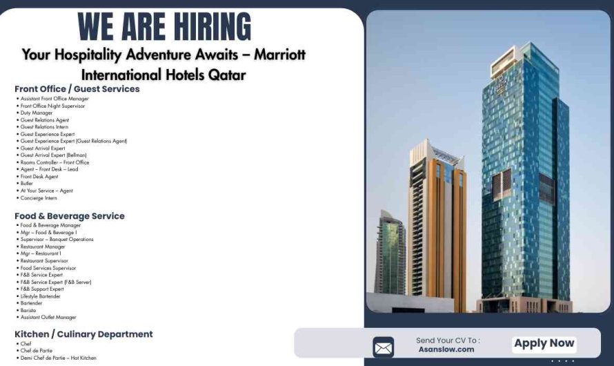 Your Hospitality Adventure Awaits – Marriott International Hotels Qatar
