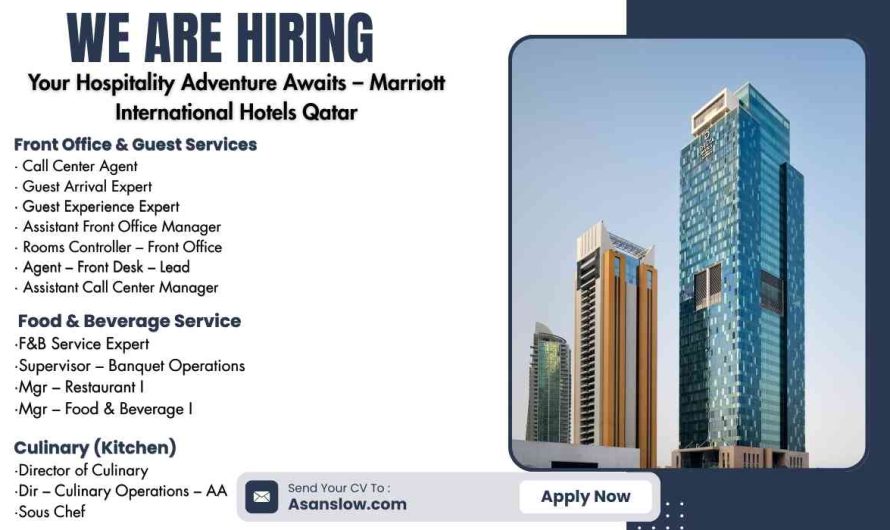 Your Hospitality Adventure Awaits – Marriott International Hotels Qatar