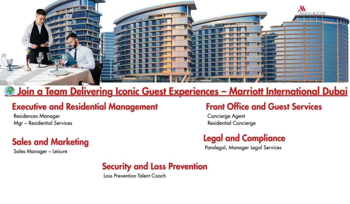 Join a Team Delivering Iconic Guest Experiences – Marriott International Dubai