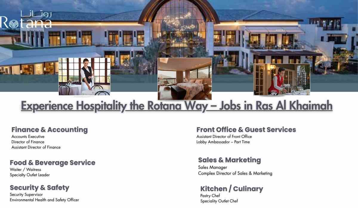 Experience Hospitality the Rotana Way – Jobs in Ras Al Khaimah