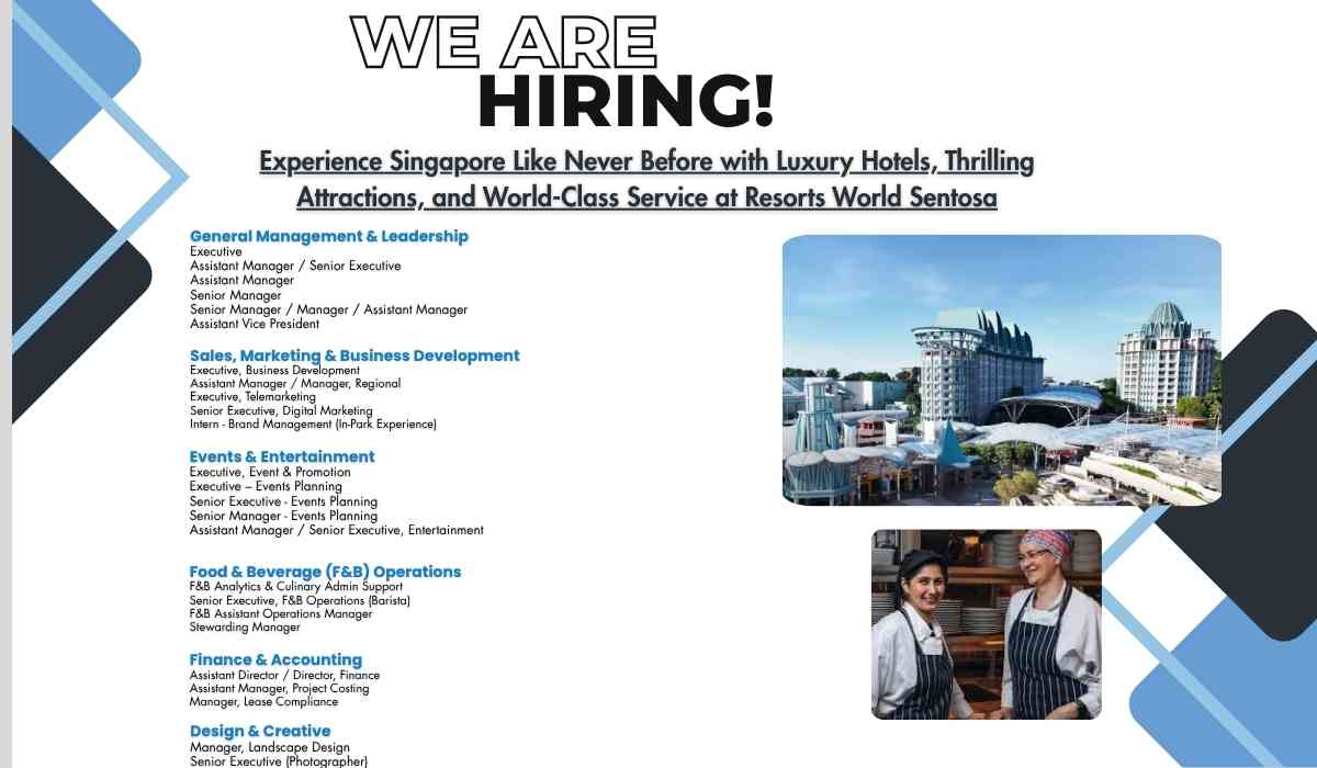 Experience Singapore Like Never Before with Luxury Hotels, Thrilling Attractions, and World-Class Service at Resorts World Sentosa