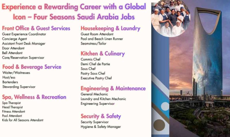 Experience a Rewarding Career with a Global Icon – Four Seasons Saudi Arabia Jobs