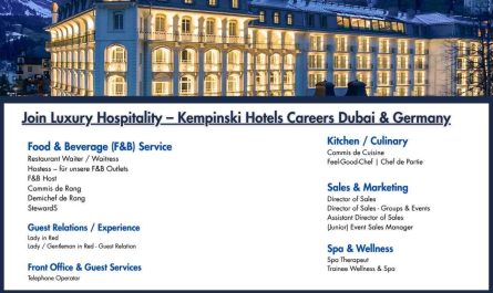 Join Luxury Hospitality – Kempinski Hotels Careers Dubai & Germany