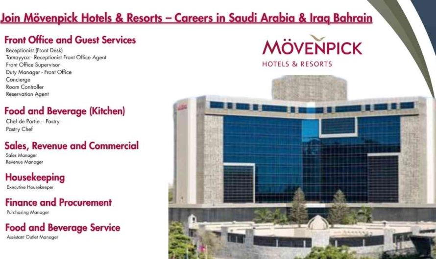 Join Mövenpick Hotels & Resorts – Careers in Saudi Arabia & Iraq Bahrain