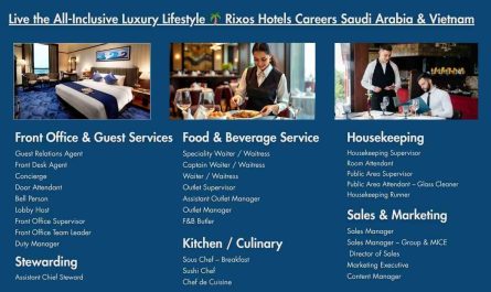Live the All-Inclusive Luxury Lifestyle Rixos Hotels Careers Saudi Arabia & Vietnam