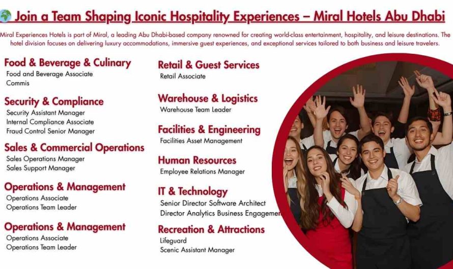 Join a Team Shaping Iconic Hospitality Experiences – Miral Hotels Abu Dhabi