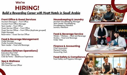 Build a Rewarding Career with Hyatt Hotels in Saudi Arabia
