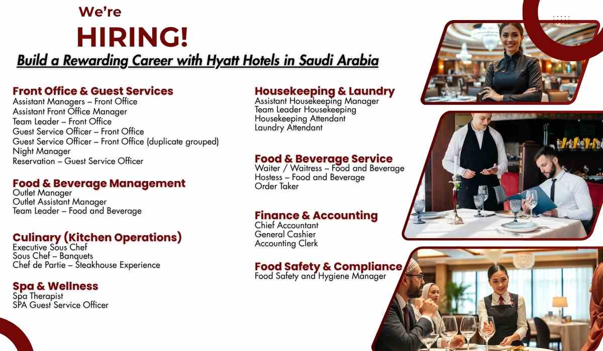 Build a Rewarding Career with Hyatt Hotels in Saudi Arabia