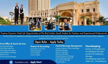 Explore Dynamic Hotel Job Opportunities at The Ritz-Carlton Saudi Arabia for Freshers and Experienced Professionals