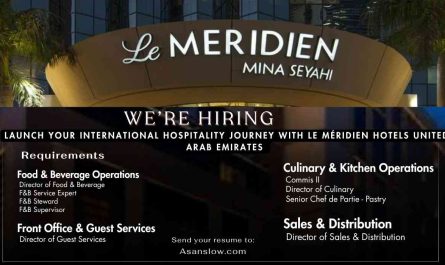 Launch Your International Hospitality Journey with Le Méridien Hotels United Arab Emirates